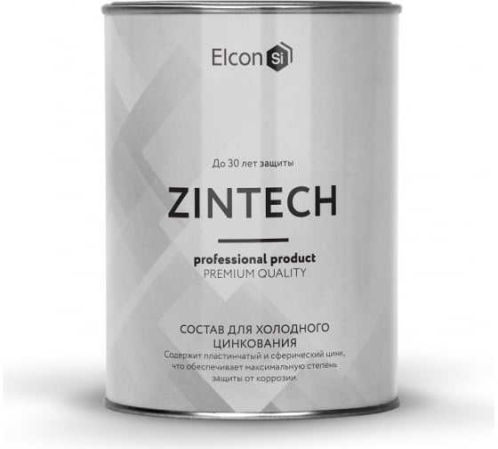 фото Состав для холодного цинкования elcon zintech серый (1кг)