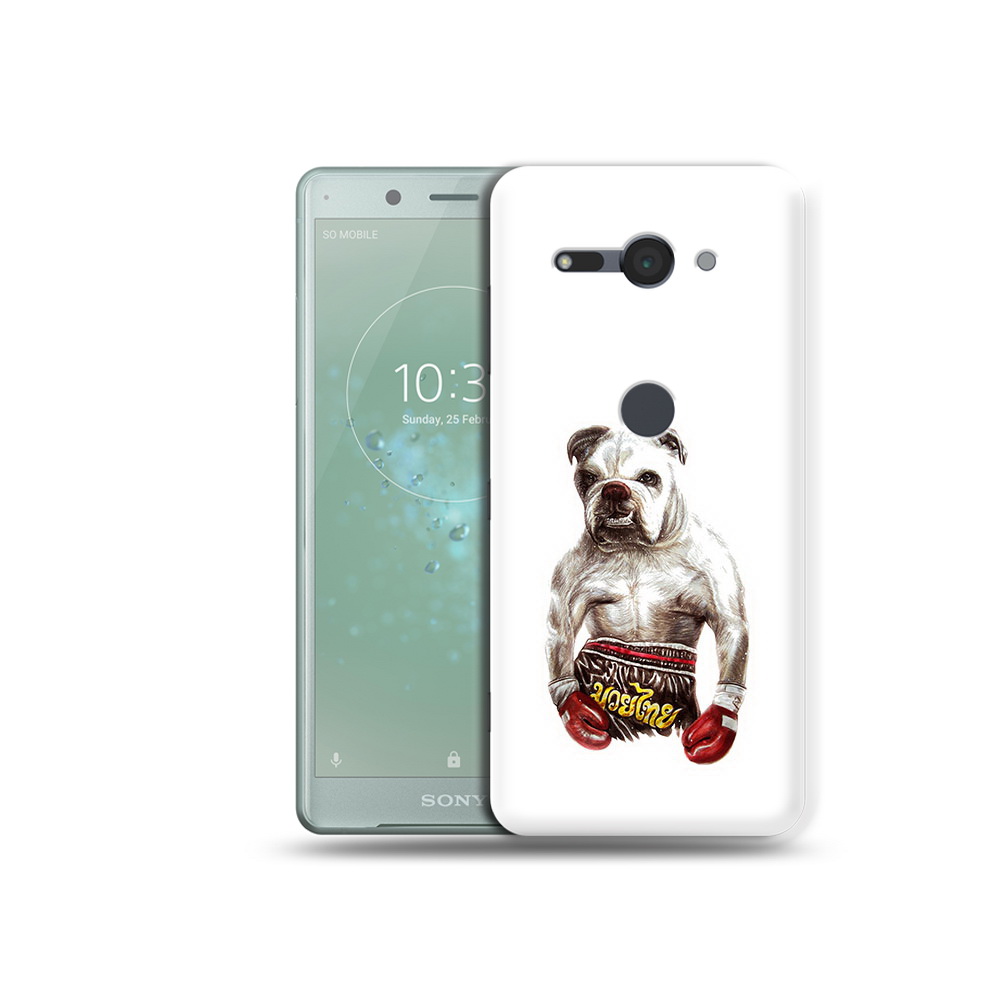 

Чехол MyPads Tocco для Sony Xperia XZ2 Compact боксер, Прозрачный, Tocco