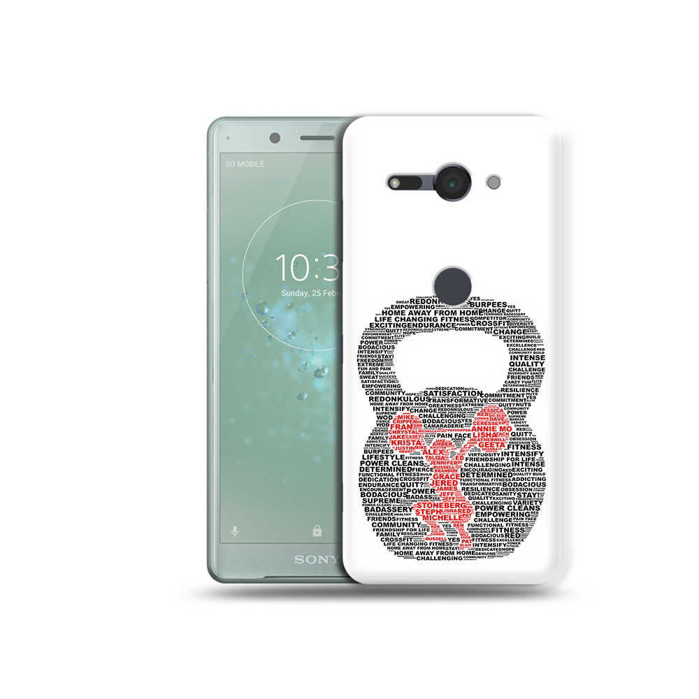 Чехол MyPads Tocco для Sony Xperia XZ2 Compact бодибилдинг гиря из слов
