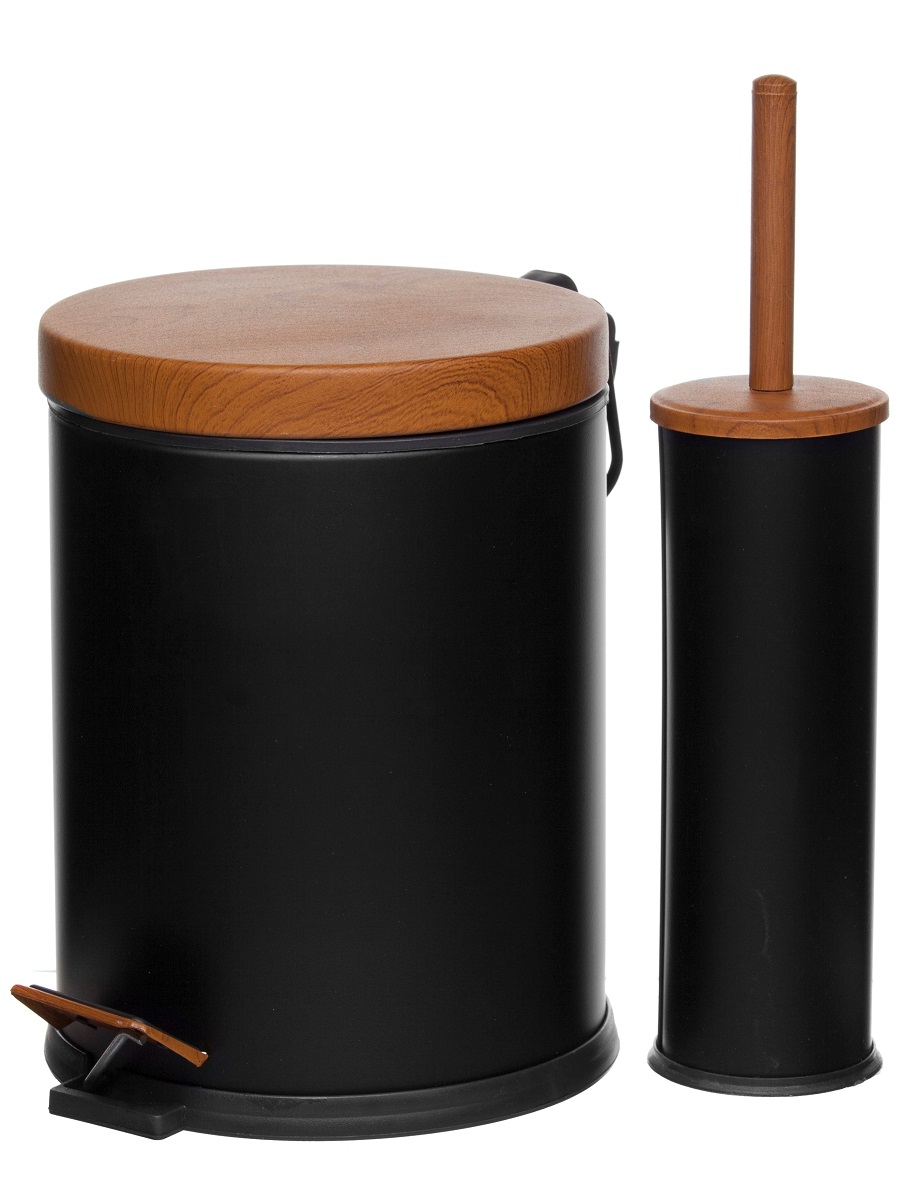 

Набор для ванной комнаты Navako Aquila Wood 2Set Black, Aquila Wood 2Set Black