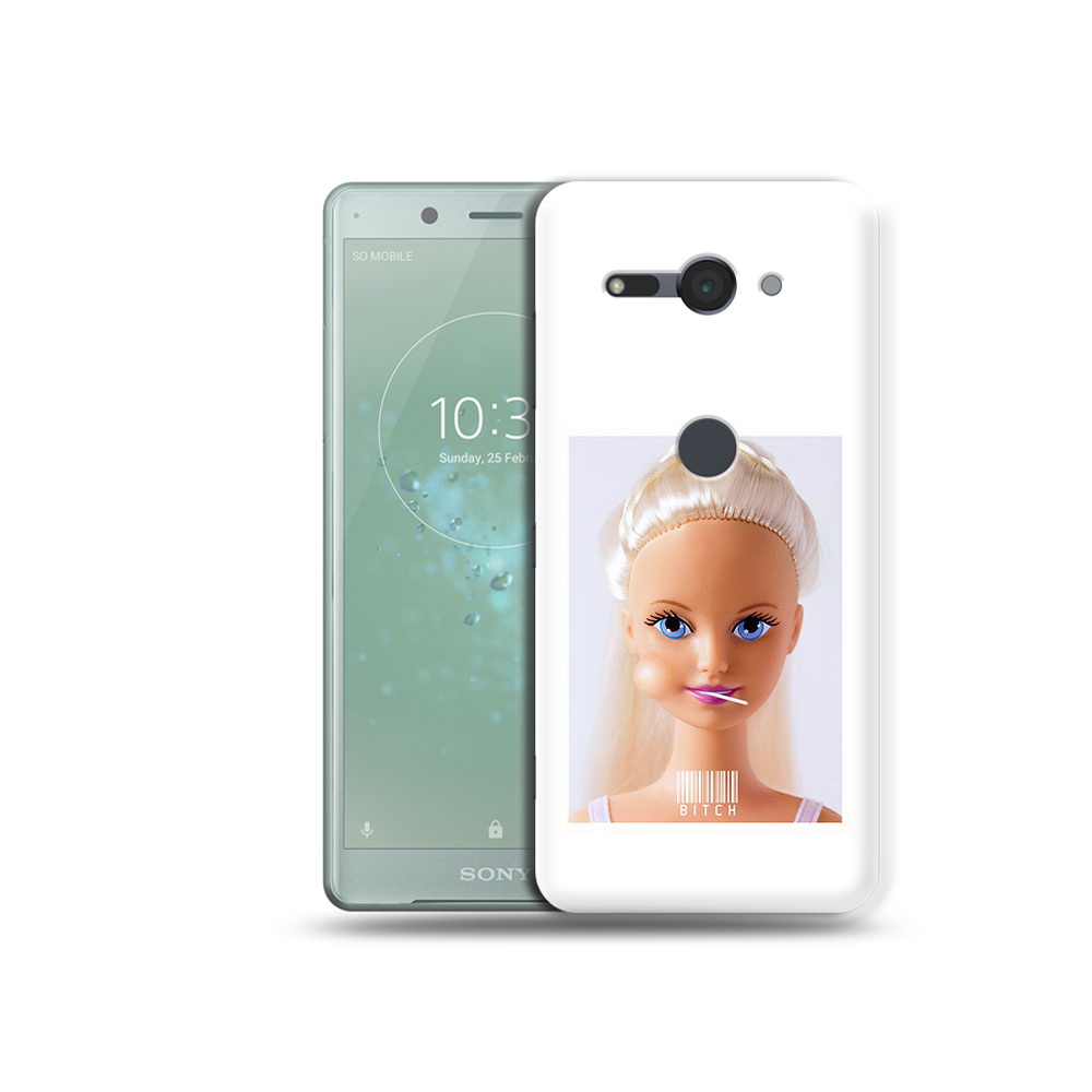 

Чехол MyPads Tocco для Sony Xperia XZ2 Compact барби, Прозрачный, Tocco