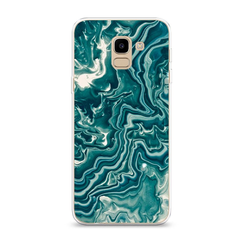 

Чехол Awog на Samsung Galaxy J6 2018 "Минералы 4", Голубой, 26150-3