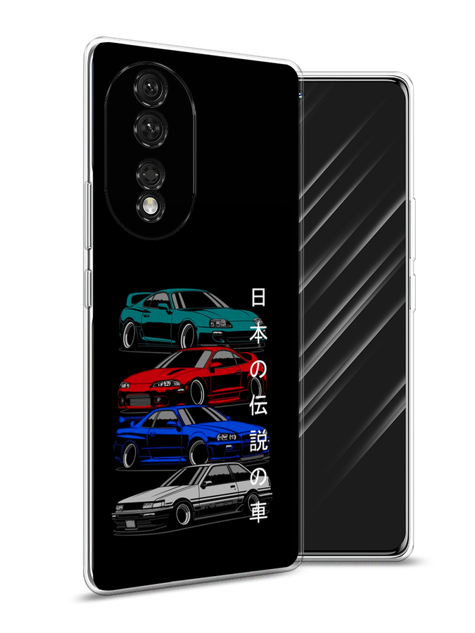 

Чехол Awog на Honor 80 "JDM Legend cars", Зеленый;красный;синий, 6120350-5