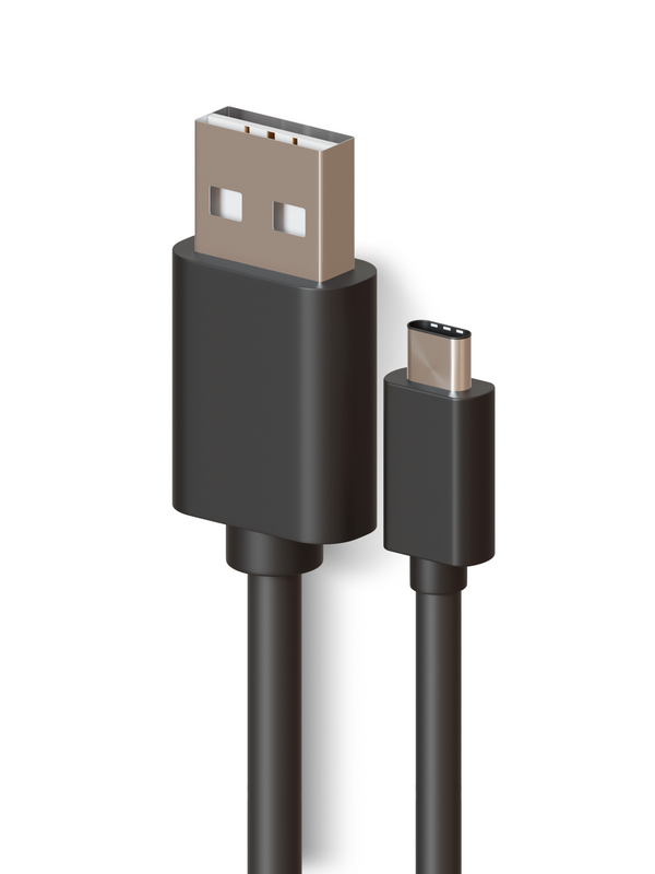 Кабель USB Type-C-USB Miuko USB - Type-C 3 м черный