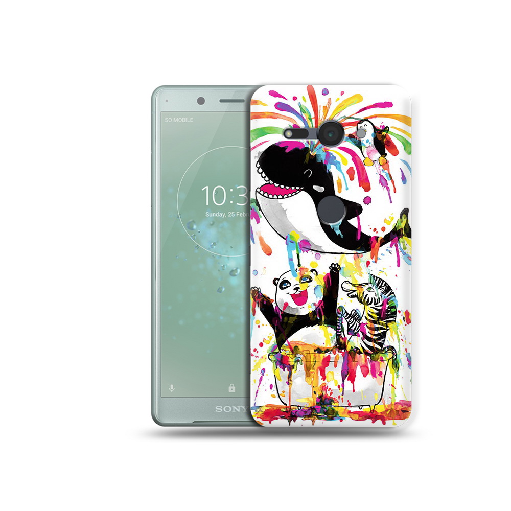 

Чехол MyPads Tocco для Sony Xperia XZ2 Compact Хиппи кит, Прозрачный, Tocco