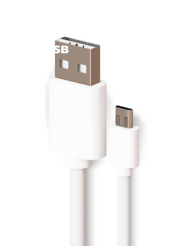 Кабель micro USB-USB Miuko USB - micro USB 1 м белый