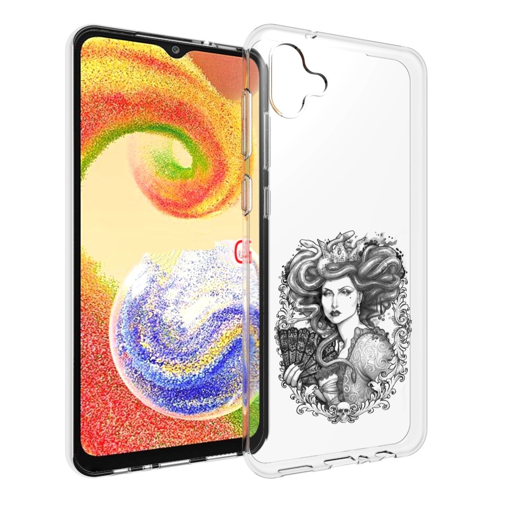 

Чехол MyPads медуза черно белый для Samsung Galaxy A04, Прозрачный, Tocco