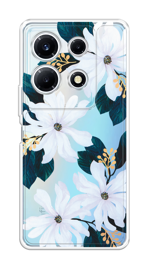 

Чехол на Infinix Note 30 VIP "Delilah Flower", Зеленый;белый, 3104750-1