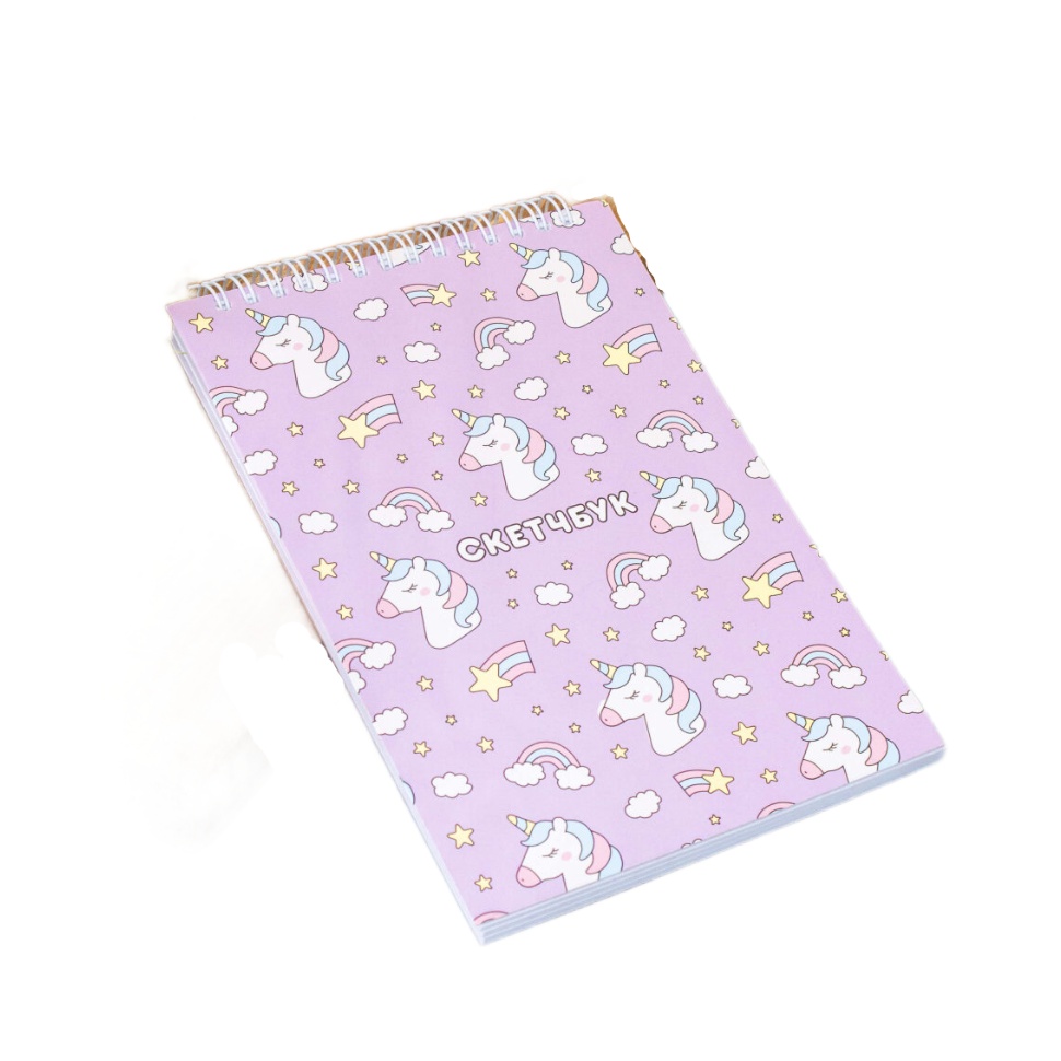 

Скетчбук Rainbow Unicorn 14х20 см, Rainbow Unicorn