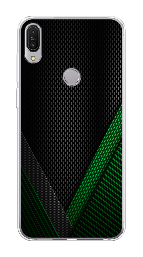 

Чехол Awog на Asus ZenFone Max Pro ZB602KL "Зеленый карбон", Черный;зеленый, 43550-3