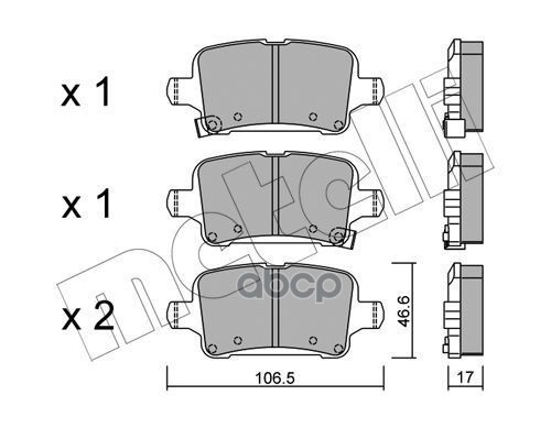 

Тормозные колодки METELLI 2211160, Колодки тормозные METELLI 2211160 METELLI 2211160