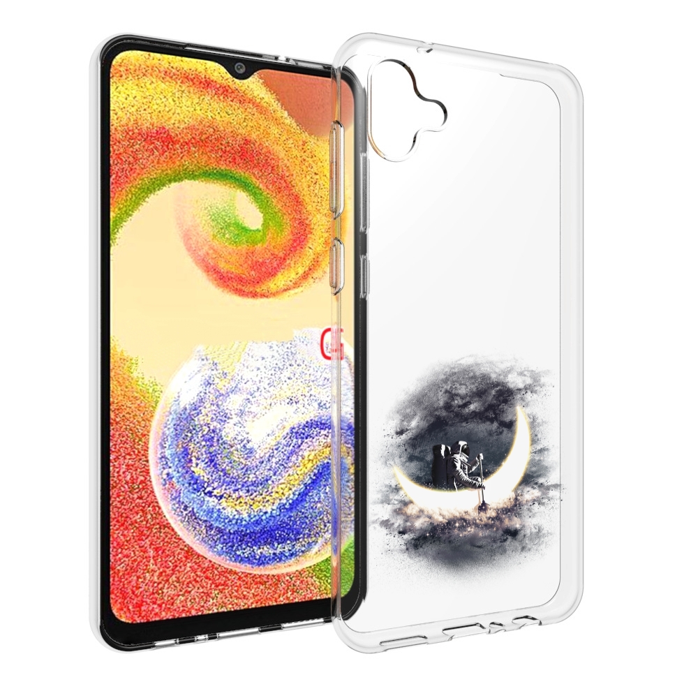

Чехол MyPads лунный путешественник для Samsung Galaxy A04, Прозрачный, Tocco