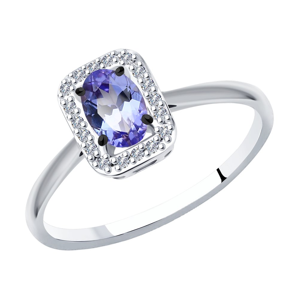 

Кольцо из золота р. , SOKOLOV Diamonds 6014133, бриллиант\танзанит, 6014133
