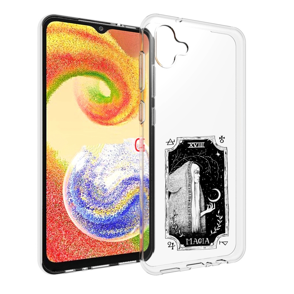 

Чехол MyPads лунная магия для Samsung Galaxy A04, Прозрачный, Tocco