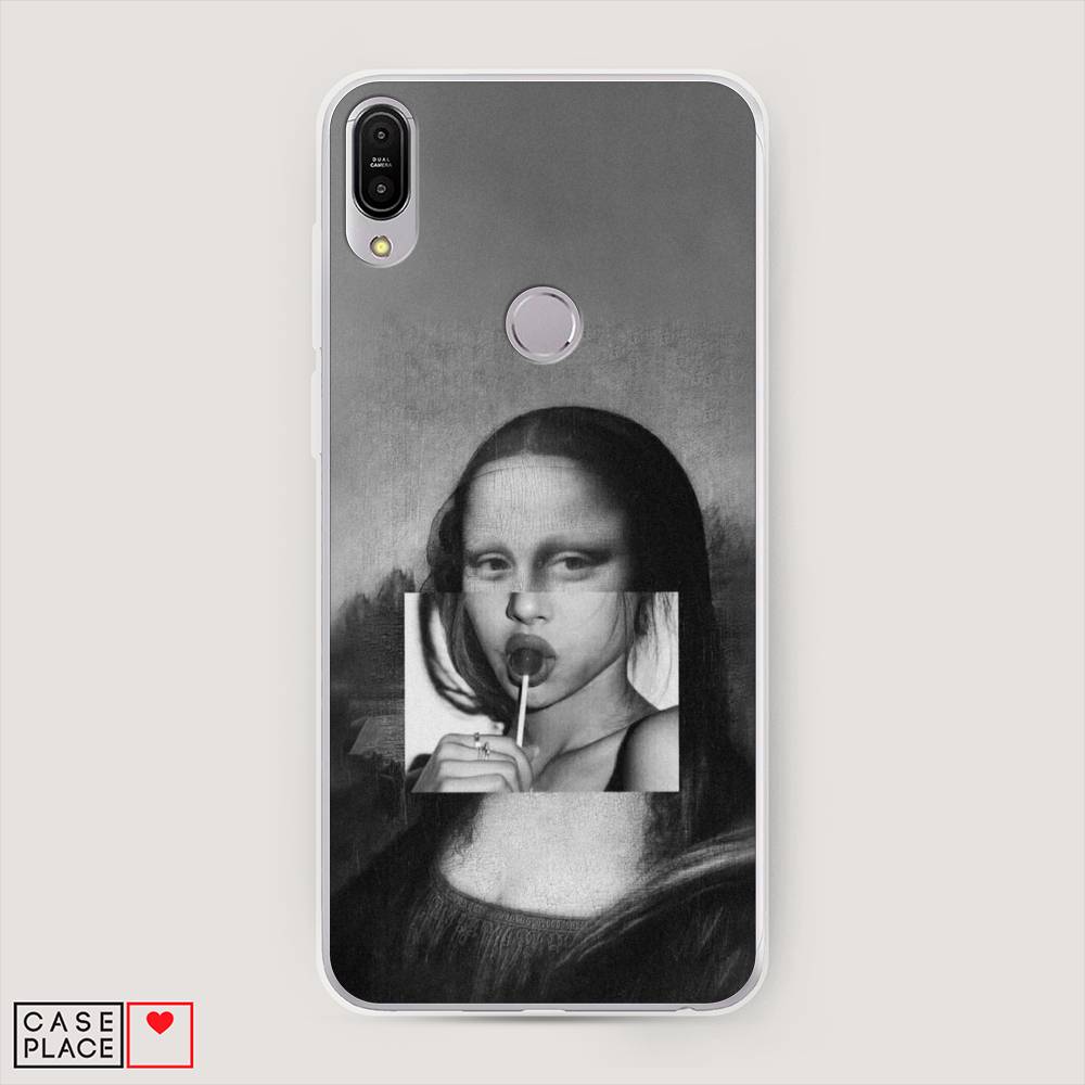 фото Чехол awog "mona lisa sucking lollipop" для asus zenfone max pro zb602kl