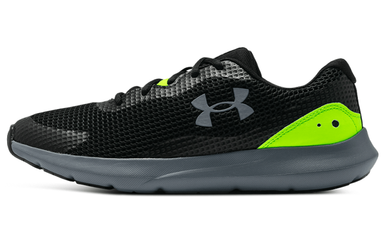 

Кроссовки унисекс Under Armour Surge 3 черные 45 EU, Черный, Surge 3