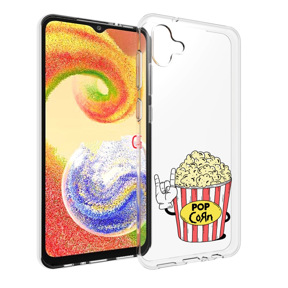 

Чехол MyPads крутой попкорн для Samsung Galaxy A04, Прозрачный, Tocco
