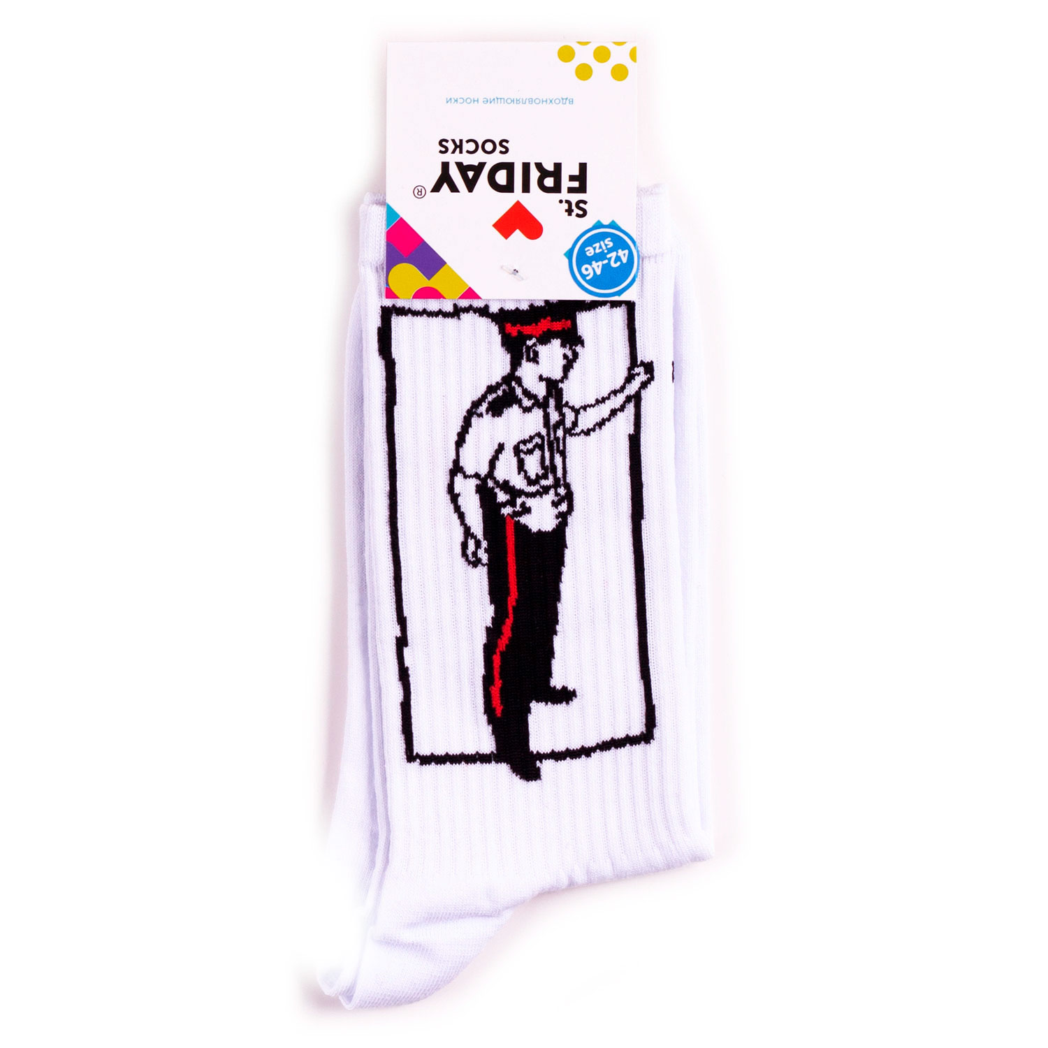 

Носки унисекс St. Friday Socks разноцветные, Разноцветный, SprtFckPolice