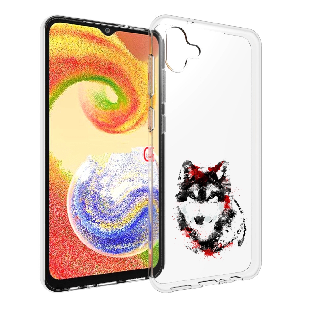 

Чехол MyPads кровавый волк для Samsung Galaxy A04, Прозрачный, Tocco