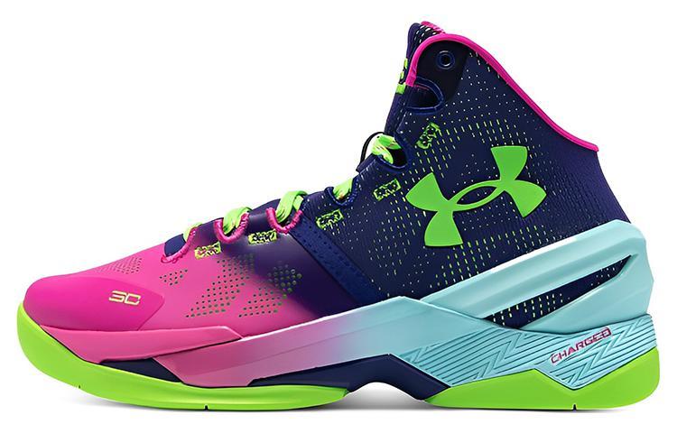 

Кроссовки унисекс Under Armour Curry 2 синие 47.5 EU, Синий, Curry 2