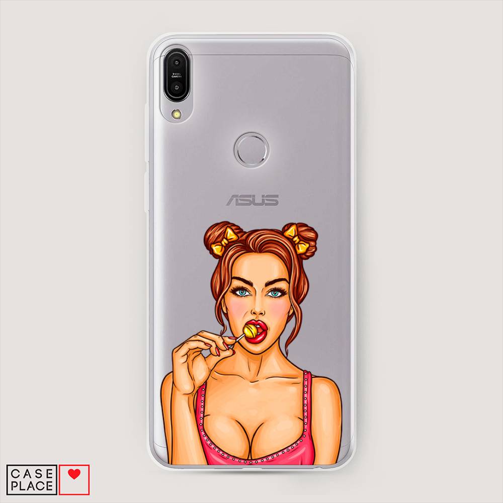 

Чехол Awog на Asus ZenFone Max Pro ZB602KL "Вкусный леденец", Бежевый;коричневый;розовый