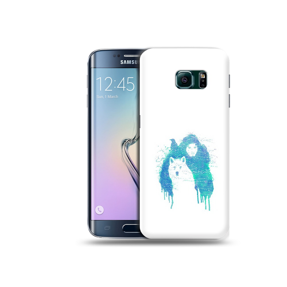 

Чехол MyPads Tocco для Samsung Galaxy S6 Edge джон сноу, Прозрачный, Tocco