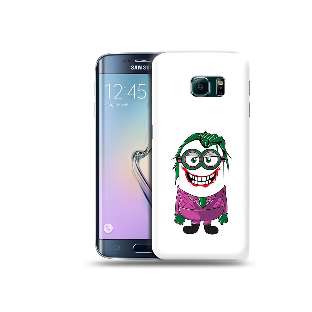 

Чехол MyPads Tocco для Samsung Galaxy S6 Edge джокер миньон, Прозрачный, Tocco