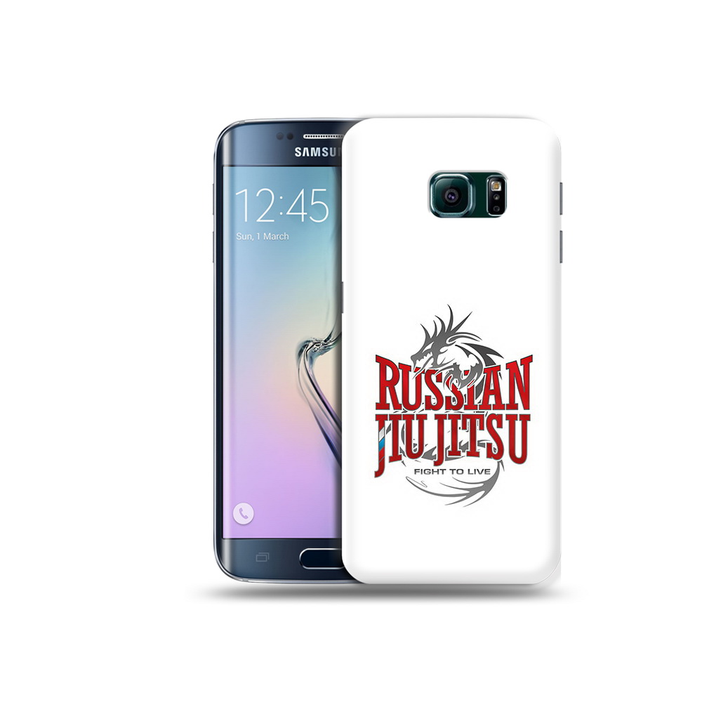 

Чехол MyPads Tocco для Samsung Galaxy S6 Edge джиу джитсу, Прозрачный, Tocco