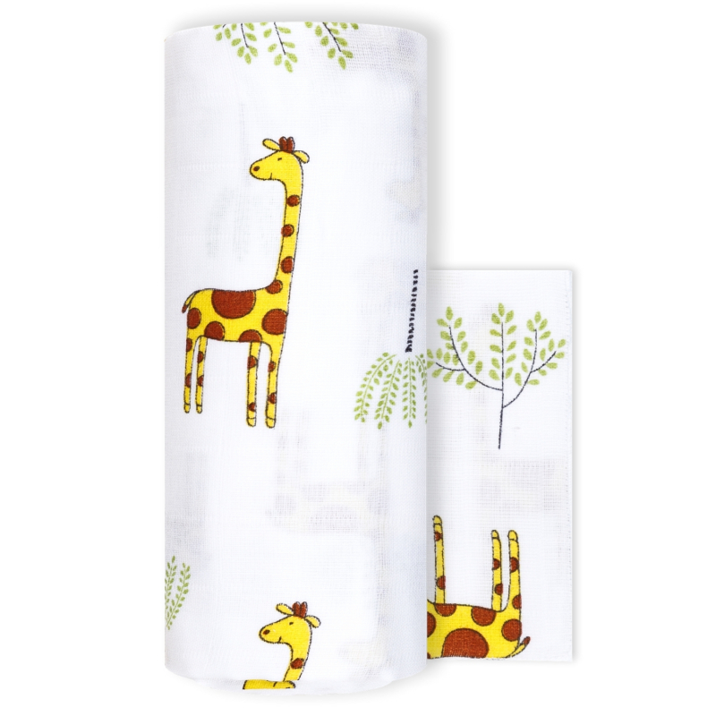 фото Пеленка детская loombee для новорожденных (118х118 см) и салфетка (25х25 см) ms-3444