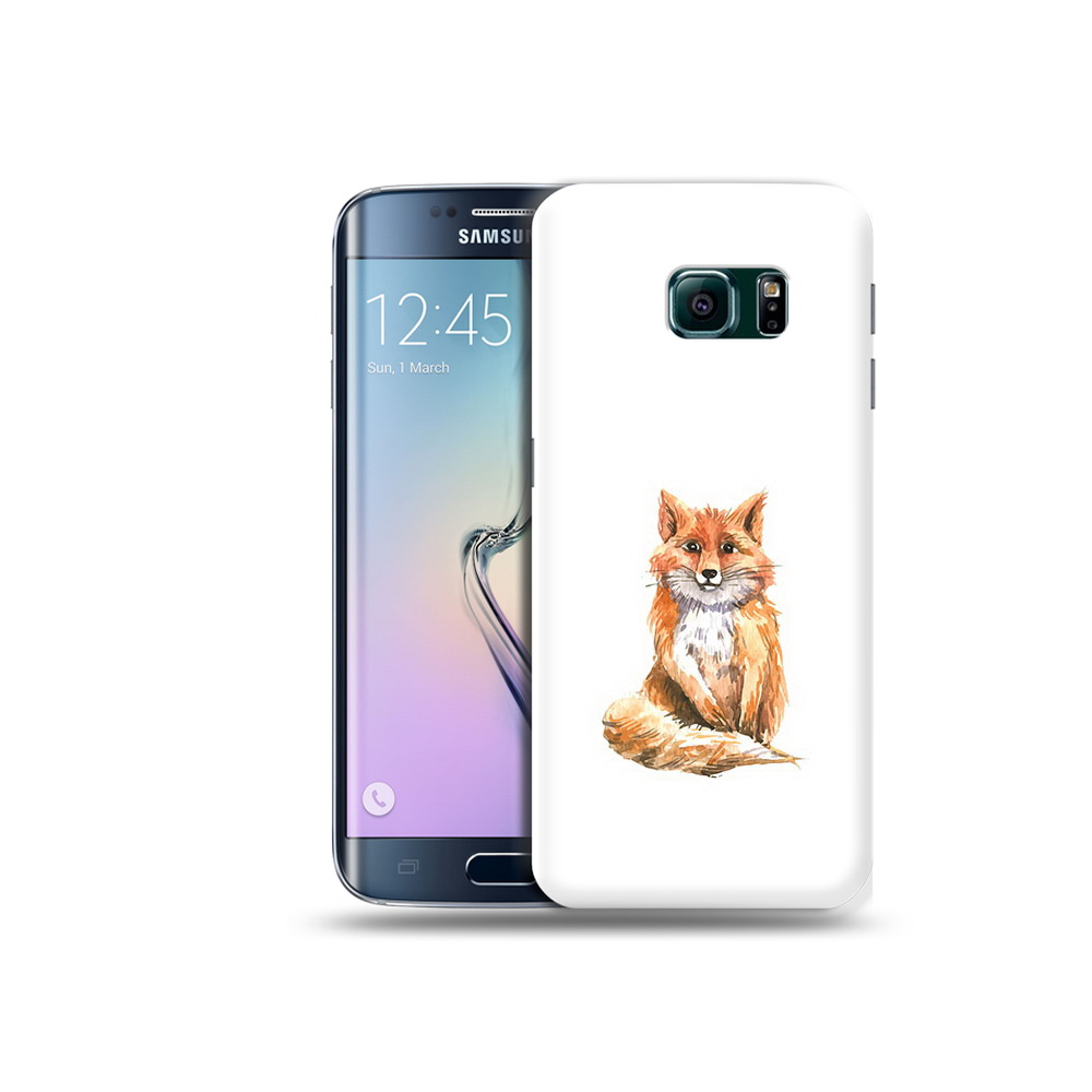 

Чехол MyPads Tocco для Samsung Galaxy S6 Edge детская лиса, Прозрачный, Tocco