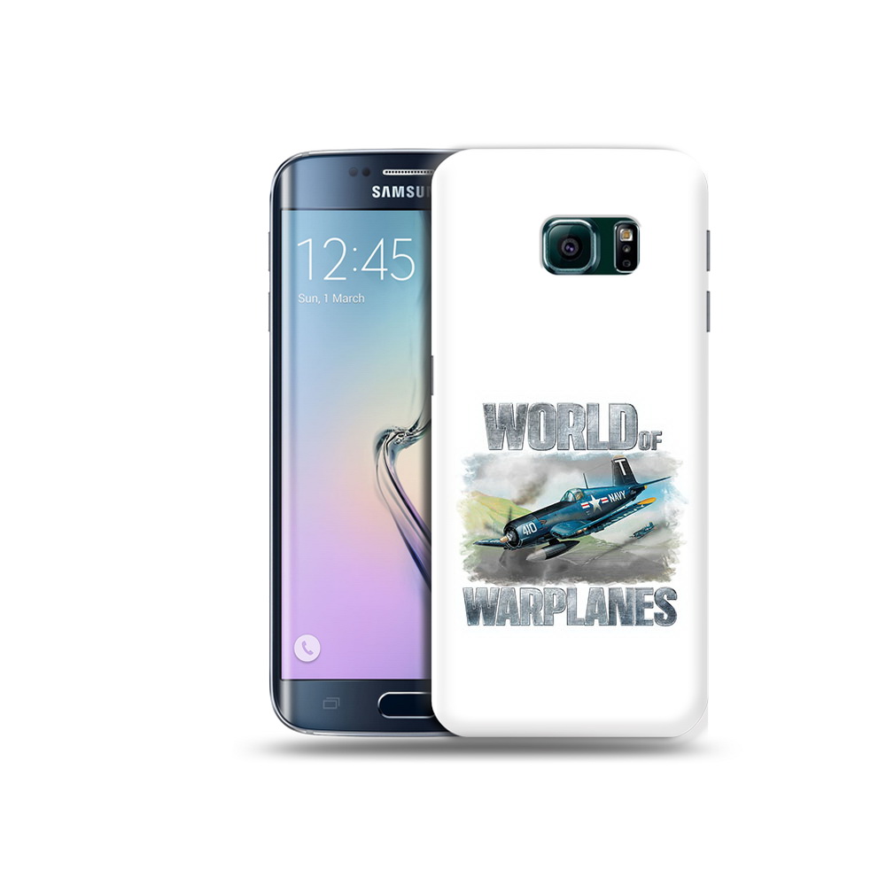 

Чехол MyPads Tocco для Samsung Galaxy S6 Edge Боевой самолет, Прозрачный, Tocco