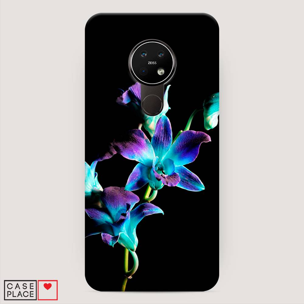 

Чехол Awog "Синий цветок на черном" для Nokia 7.2, 123120-6