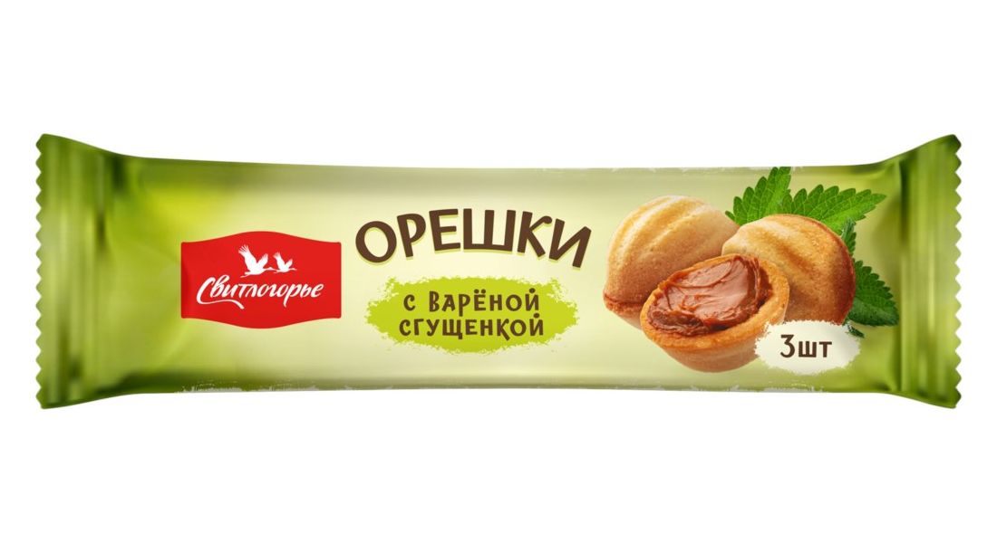 

Пирожные Магнит орешки с вареной сгущенкой 370 г