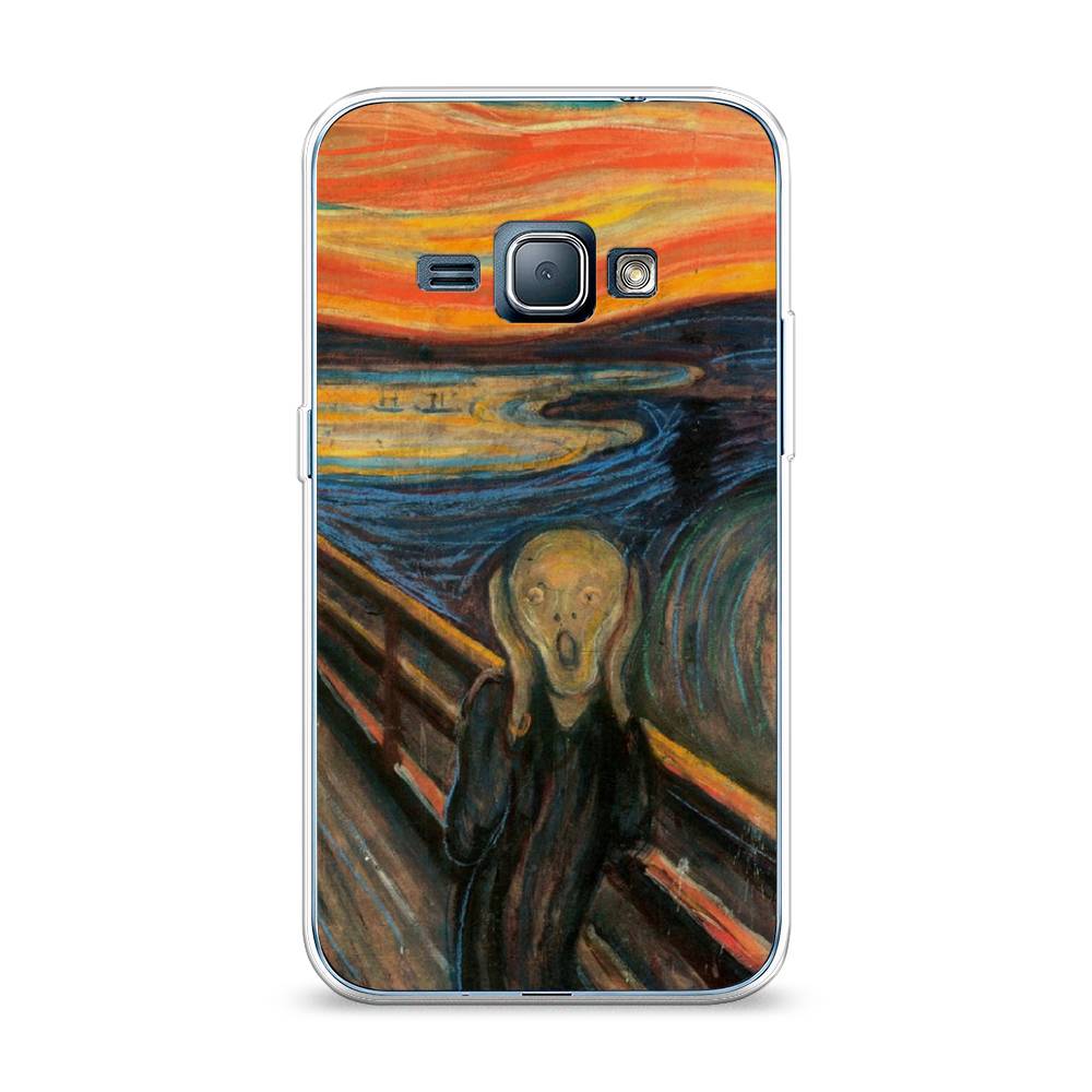 

Чехол Awog на Samsung Galaxy J1 2016 / Самсунг J1 2016 "Крик", Оранжевый;синий;серый, 22150-9