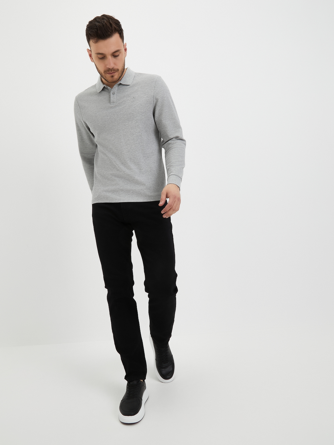 Джинсы мужские Каляев 06 черные 60 RU