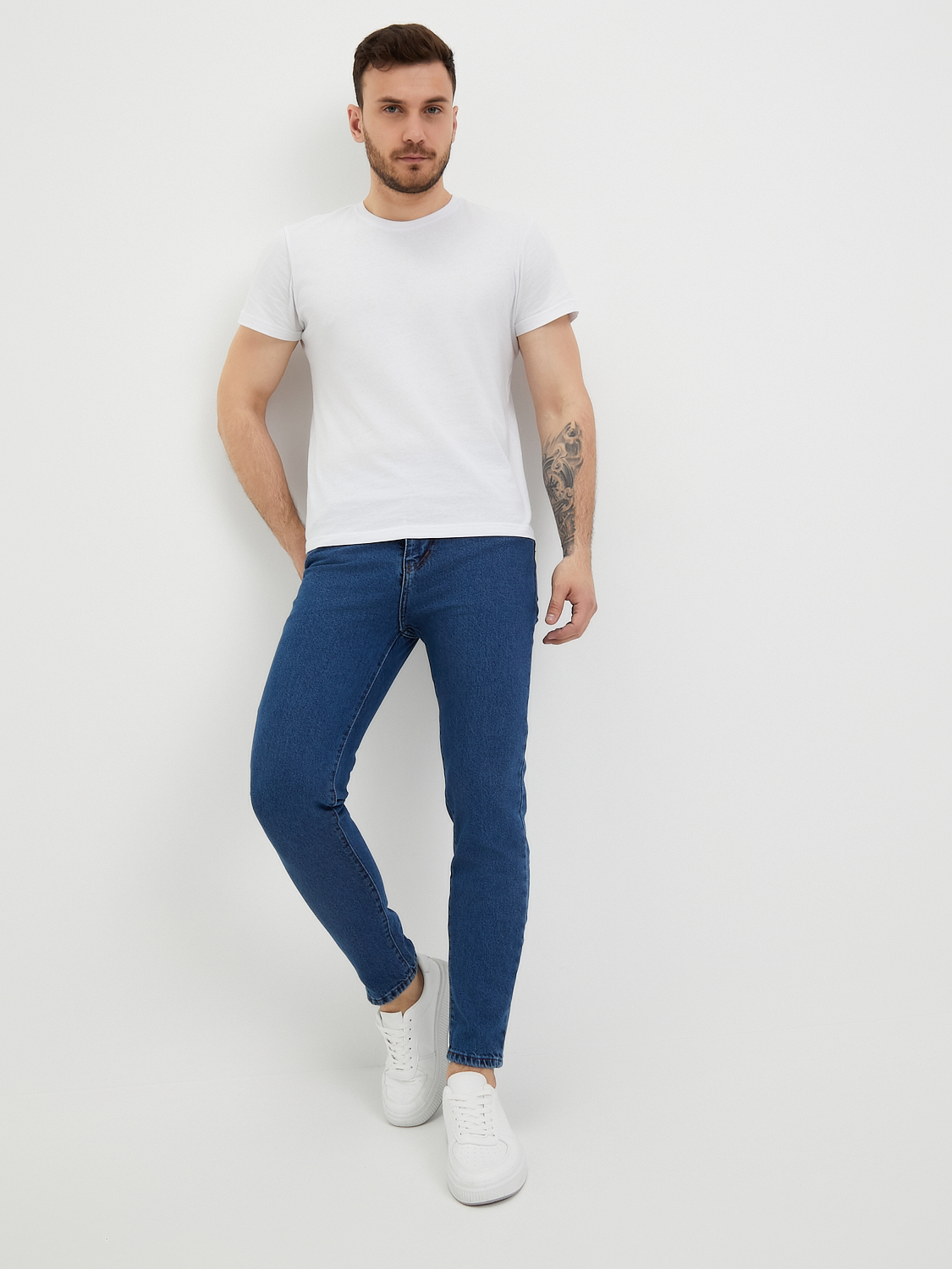 Джинсы мужские Каляев 05 синие 50 RU