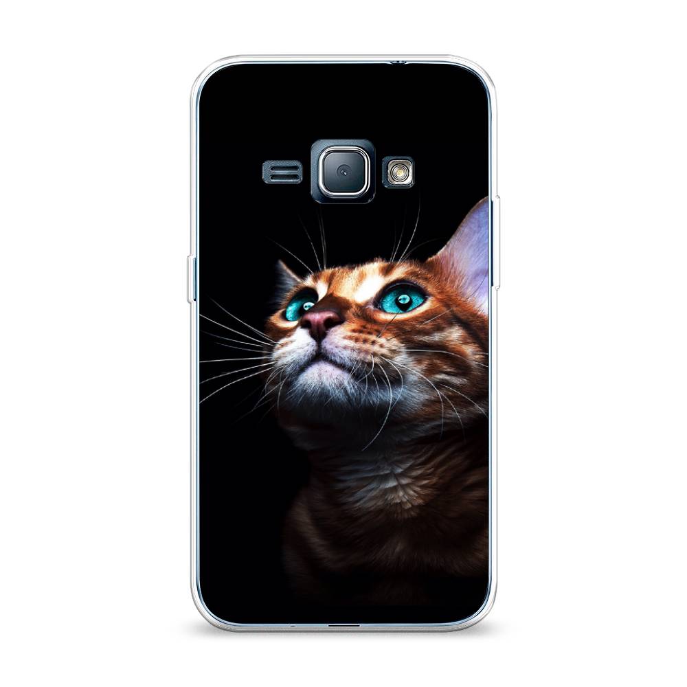 

Чехол Awog на Samsung Galaxy J1 2016 / Самсунг J1 2016 "Мечтательный кот", Коричневый, 22150-1