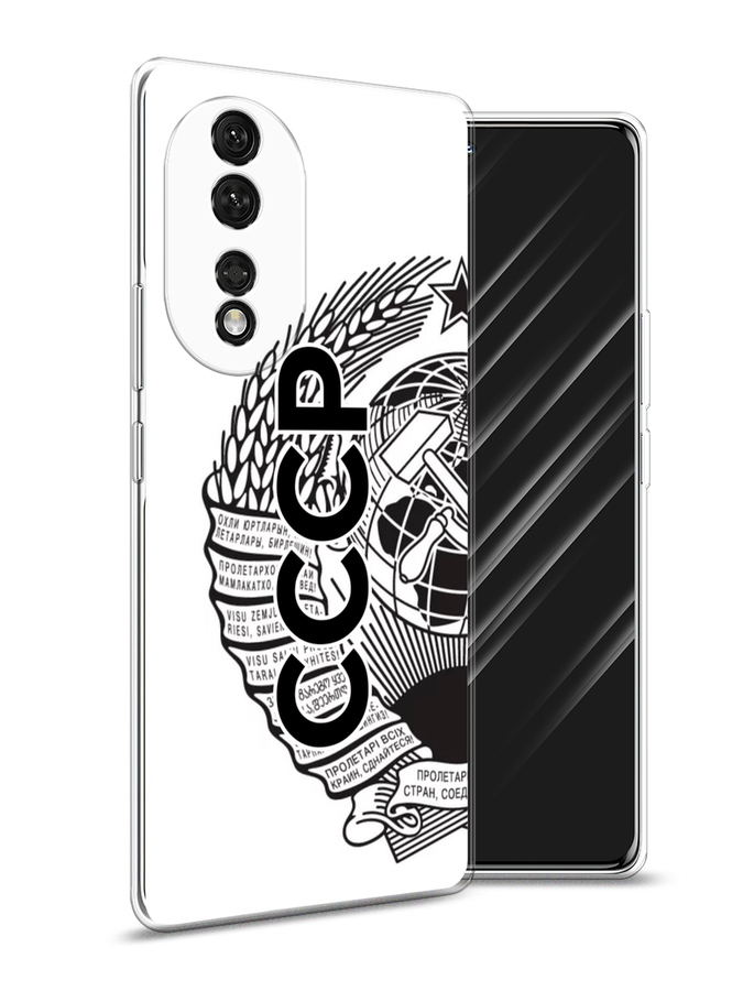 

Чехол Awog на Honor 80 "Герб СССР", Черный;серый;белый, 6120350-10