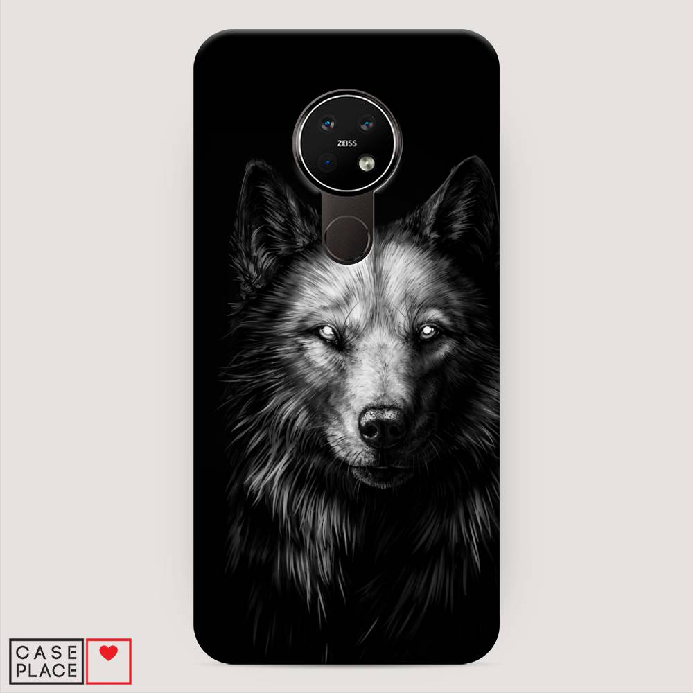 

Чехол Awog "Волк черно белый" для Nokia 7.2, 123120-1