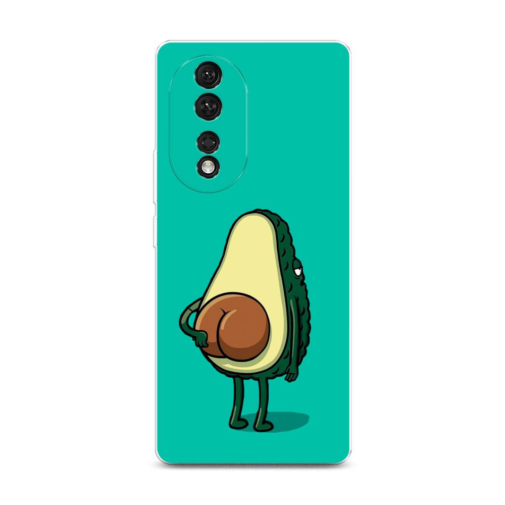 

Чехол Awog на Honor 80 "Попа авокадо", Голубой;коричневый, 6120350-10