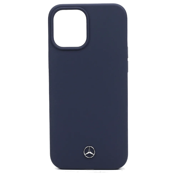 

Чехол iPhone 14 Plus Benz silicone, синий