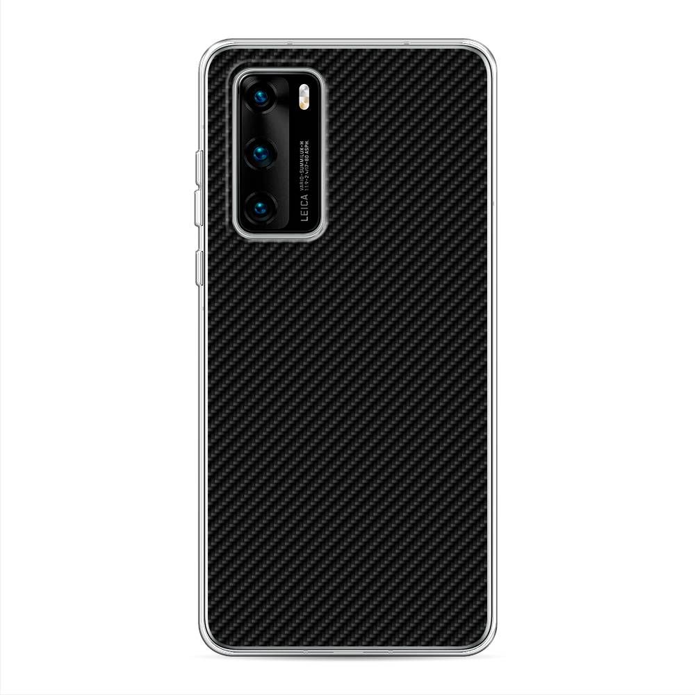 

Чехол Awog "Черный карбон" для Huawei P40, 610850-3