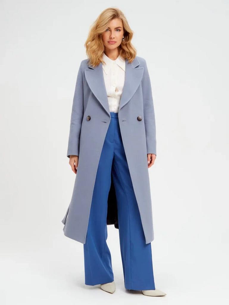 Пальто женское Giulia Rosetti 60198 голубое 52 RU