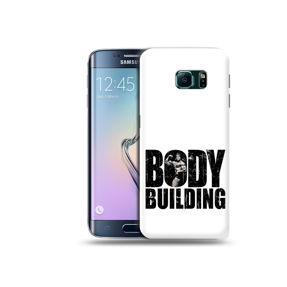 Чехол MyPads Tocco для Samsung Galaxy S6 Edge Боди Билдинг