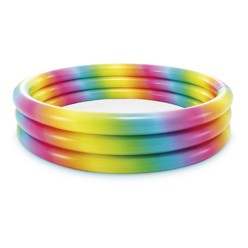 Бассейн INTEX Радуга, надувной, 581л, диаметр 168см, ПВХ [58449]