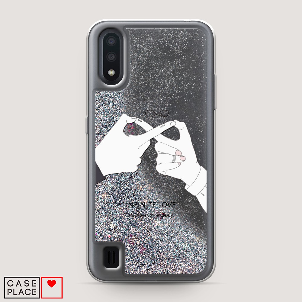 

Чехол Awog на Samsung Galaxy A01 "Любовь навсегда", Разноцветный, 29591-1