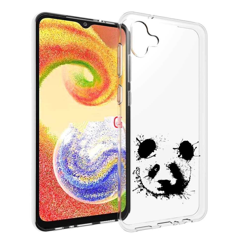 

Чехол MyPads клякса-панда для Samsung Galaxy A04, Прозрачный, Tocco