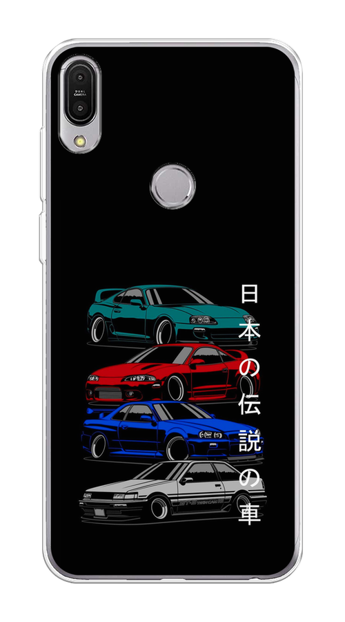 

Чехол Awog на Asus ZenFone Max Pro ZB602KL "JDM Legend cars", Зеленый;красный;синий, 43550-5