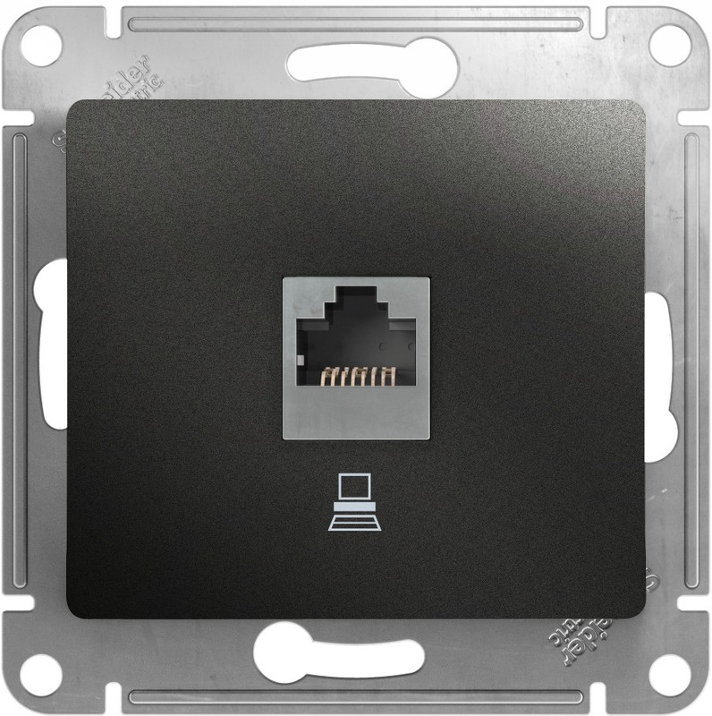 

SE Glossa Антрацит Розетка компьютерная RJ45 кат.5E, Glossa_240_Скрытый_1