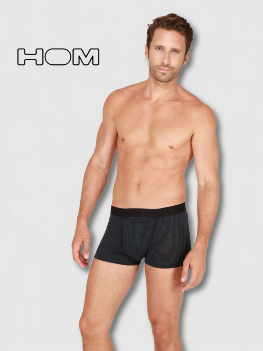 

Трусы мужские Hom 359850 черные L, Черный, 359850